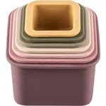 Zopa Silicone Stacking Cups stohovacie tégliky Multicolor 6 m+ 7 ks