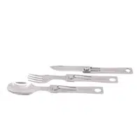 Bushman Skladací príbor Cutlery set II, strieborný UNI