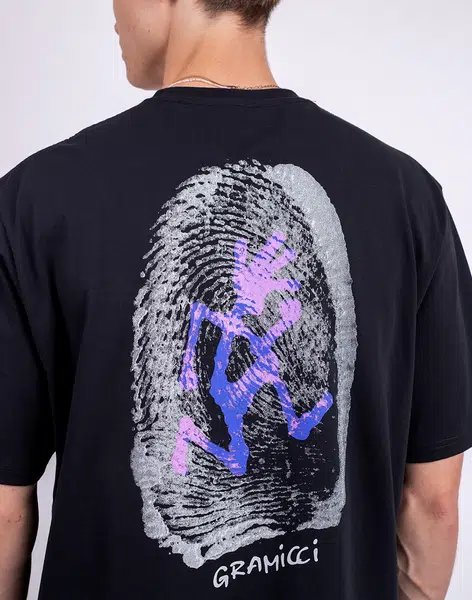 Tričko Gramicci Thumbprint Tee VINTAGE BLACK