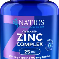 Natios Zinc Chelated Complex - Zinek, selen a měď 25 mg 100 veganských kapslí