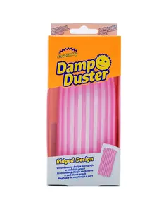 Scrub Daddy Houbička na utírání prachu Damp Duster 1 ks růžová