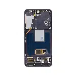 LCD display + dotyková deska + přední kryt pro Samsung Galaxy S22, phantom black (Service Pack)