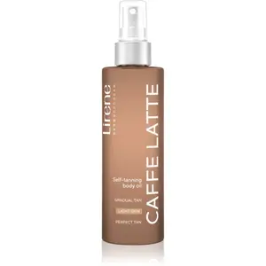 Lirene Perfect Tan samoopalovací olej na tělo Caffe Latte 200 ml