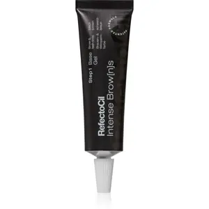 RefectoCil Intense Brow[n]s Base Gel barva na obočí a řasy s gelovou texturou odstín Black Brown 15 ml