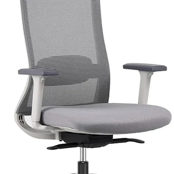 MERCURY Kancelářská židle VELTEA šedá, ergonomická, 8 hodin denně