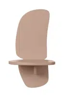 Závěsná police ferm LIVING Pilu Shelf 40 cm růžová barva