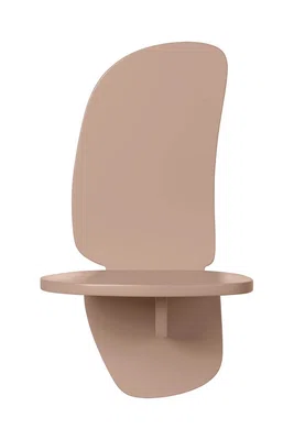 Závěsná police ferm LIVING Pilu Shelf 40 cm růžová barva