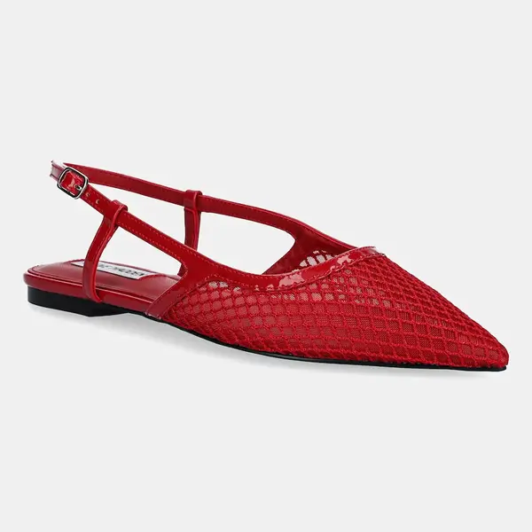 Baleríny Steve Madden Slingshot-M červená barva, s odkrytou patou, 11003838