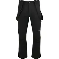 ALPINE PRO DELAN Pánské lyžařské kalhoty, černá, velikost