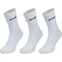 O'Neill SPORTSOCK 3P Unisex ponožky, bílá, velikost 35-38