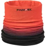 Finmark FSW-239 Multifunkční šátek s fleecem, oranžová, velikost UNI