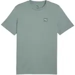 Puma ESSENTIALS ELEVATED TEE Pánské triko, zelená, velikost