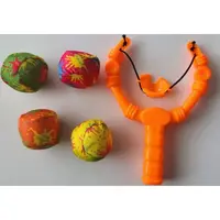 ARTYK SLINGSHOT FOR SHOOTING SOFT BALLS Prak na vystřelování měkkých míčků, oranžová, velikost