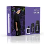 STR8 Game - voda po holení 50 ml + deodorant ve spreji 150 ml + sprchový gel 250 ml