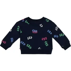 GAP SPRING Dětská mikina, tmavě modrá, velikost 4Y