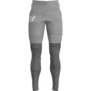 Compressport SEAMLESS PANTS Pánské sportovní tepláky, šedá, velikost