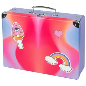 BAAGL HIPPIE Skládací školní kufřík, fialová, velikost