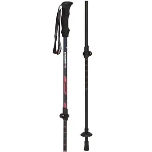 Crossroad CHEROKEE Třídílné trekové hole, červená, velikost