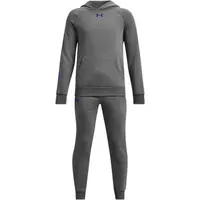 Under Armour RIVAL FLEECE Chlapecká tepláková souprava, šedá, velikost S