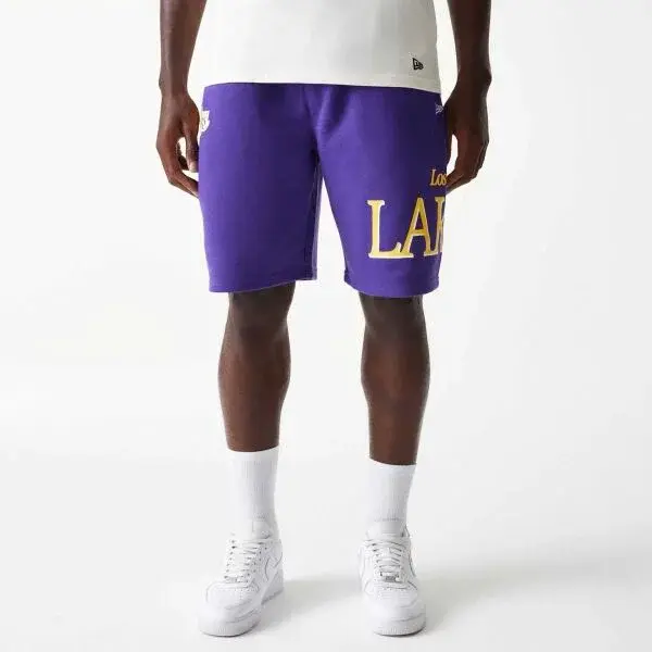 New Era LA LAKERS NBA TEAM GRAPHICS SHORTS Pánské kraťasy, fialová, velikost