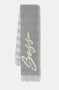 Šála s přídavkem vlny BOSS Cecy_28*196