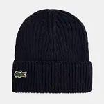 Vlněná čepice Lacoste černá barva, RB0001