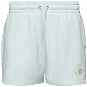 Converse CHUCK PATCH RELAXED Dámské šortky, světle modrá, velikost