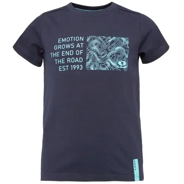 LOAP BOODARAR Chlapecké tričko, tmavě modrá, velikost 134-140