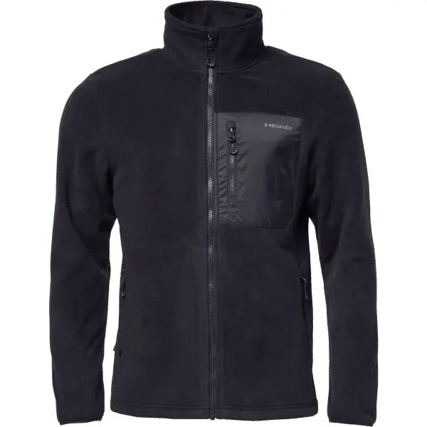 Head ASTONNO Pánská fleecová mikina, černá, velikost