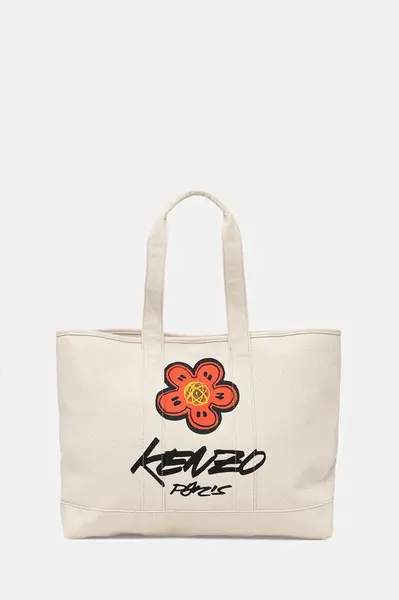 Kenzo Bavlnená taška Kenzo 43 x 34 cm
