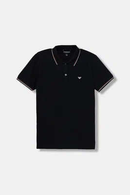 Dětské polo tričko Emporio Armani bílá barva, s potiskem, 8N4FB3 1JPTZ