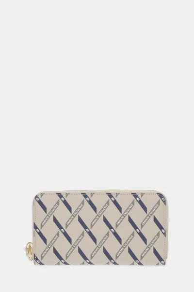 Peněženka Armani Exchange dámská, béžová barva, XW000359 AF17155