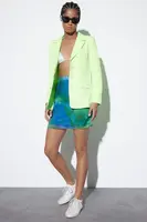 Trendyol pistáciovo zelené tkané sako s podšívkou