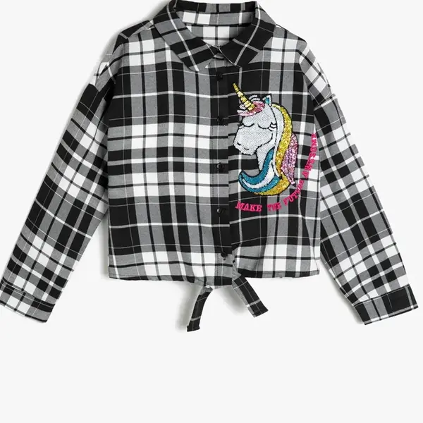 Čierne detské tričko Koton