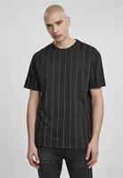 Oversized Pinstripe Tee black