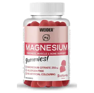 WEIDER Magnesium želatinové bonbóny hořčík a inulin malina 48 kapslí
