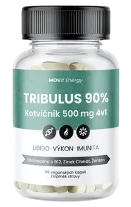 MOVIT ENERGY TRIBULUS 90% Kotvičník 500 mg 4v1 60 kapslí