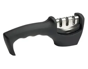 Brousek na nože KüchenChef 21 cm, černý