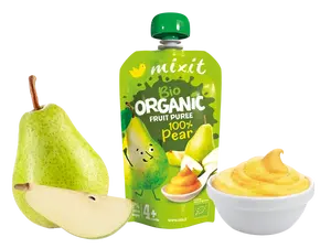 MIXIT BIO ovocná kapsička – 100% Hruška 100 g