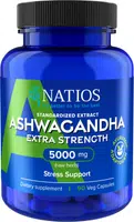 NATIOS Standardized Extract Ashwagandha Extra Strenght 5000 mg 90 kapslí