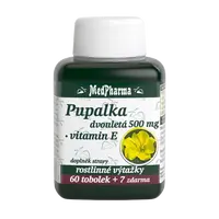 MEDPHARMA Pupalka dvouletá 500 mg + Vitamin E 67 tobolek