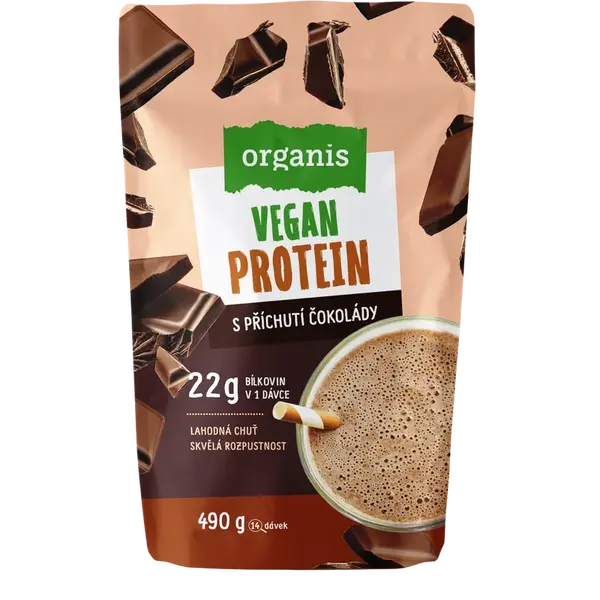 ORGANIS VEGAN protein čokoláda 490 g
