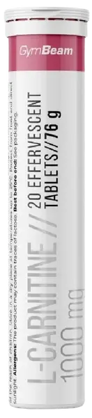 GYMBEAM L-carnitine raspberry 20×1000mg 20 ks