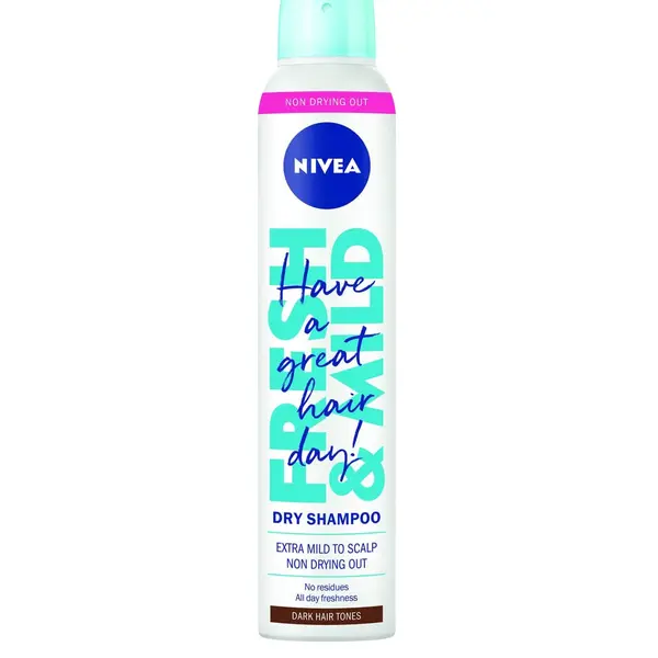 Nivea Suchý šampon pro tmavé vlasy (Dry Shampoo Dark Tones) 200 ml