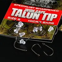 Gardner háčky specialist hand sharpened covert dark wide gape talon tip 10 ks - velikost 4