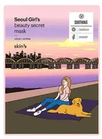 skin79 Plátýnková zklidňující maska Seoul Girl`s Beauty Secret Mask (Soothing Mask) 20 g