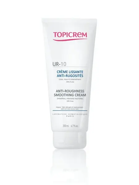 Topicrem Tělový krém na hrubou a suchou pokožku UR10 (Anti Roughness Smoothing Cream) 200 ml