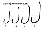 Extra carp háčky teflon série ex 333 ( 10ks v balení)-velikost 4