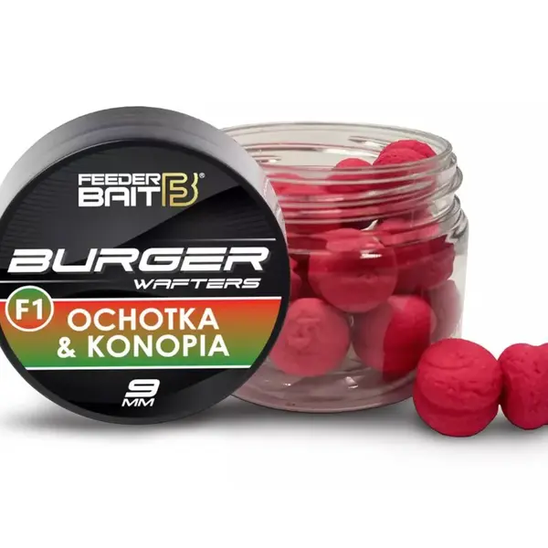 Feederbait burger wafters 9 mm - patentka konopí