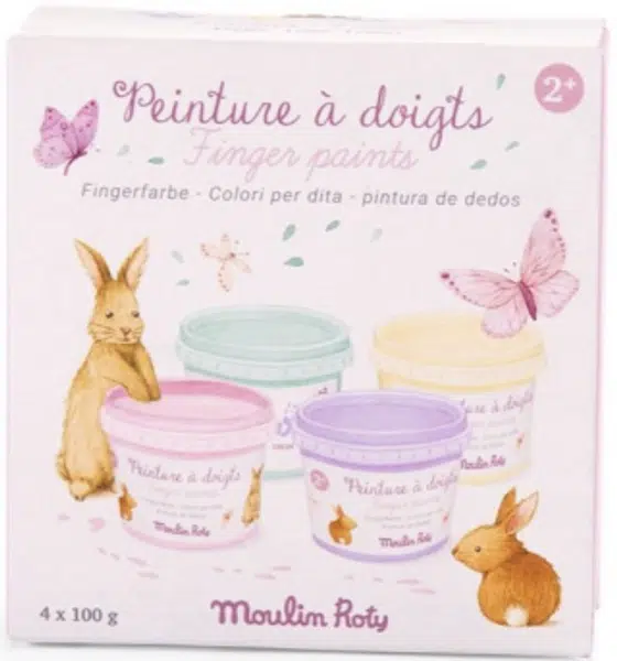 Pastelové prstové barvy Les Rosalies